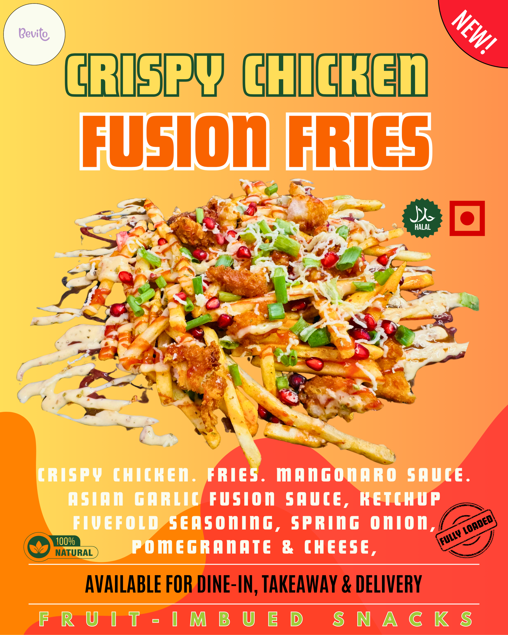 Crispy Chicken Fusion Fries
